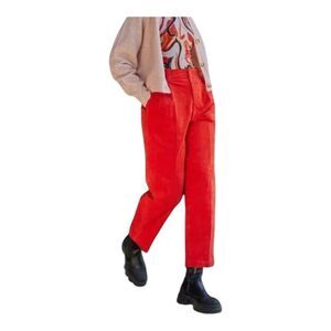Lands End Vintage 90's Red Corduroy Pants Mens Size 38